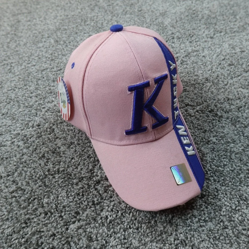 Kentucky Wildcats Hat Womens Pink Blue Adjustable Strap Back Cap College NCAA